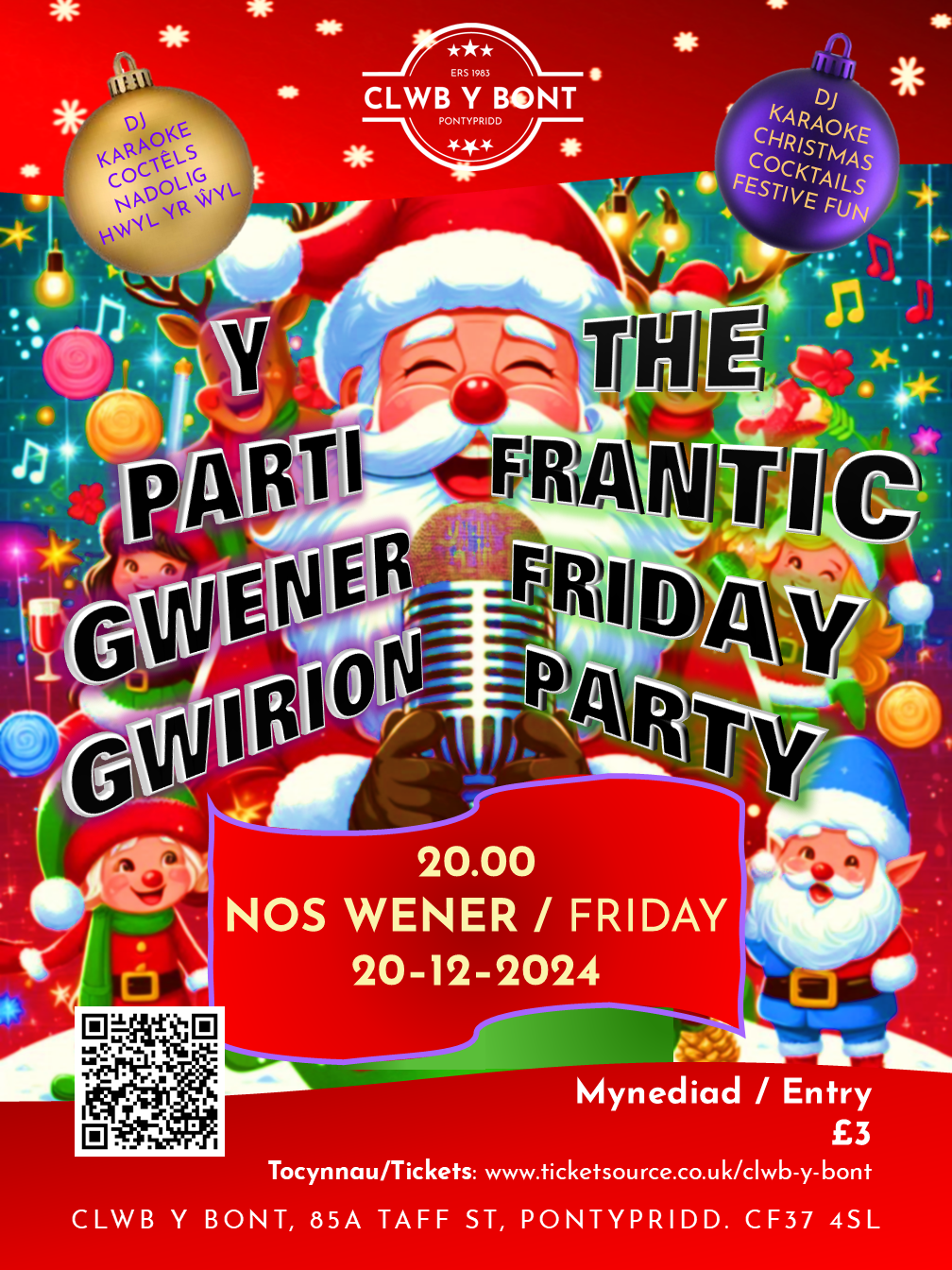 Parti Gwener Gwirion | Frantic Friday Party