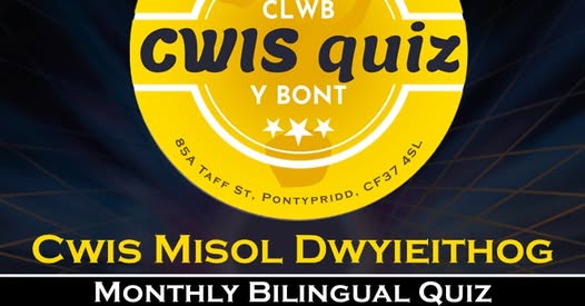 Cwis Misol - 30 Ionawr, 27 Chwefror a 27 Mawrth | Monthly Quiz - 30 January, 27 February & 27 March