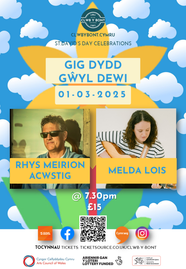 Gig Dydd Gŵyl Dewi | St David's Day Gig