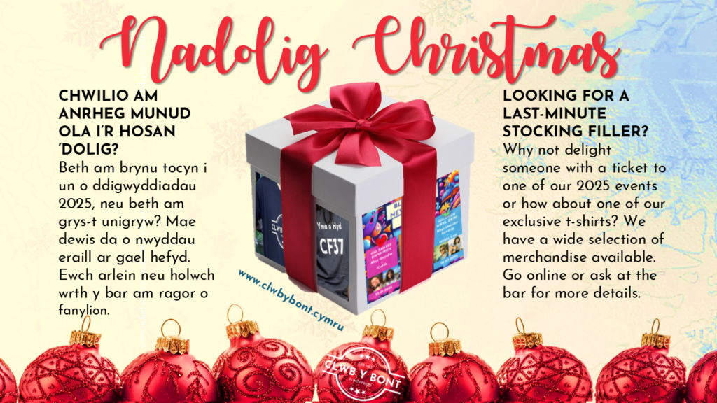 Chwilio am Anrheg Munud Ola i'r Hosan 'Dolig? | Looking for a Last-minute Stocking Filler?