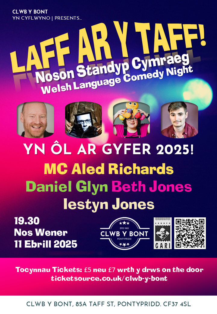 Laff ar y Taff: 2025 - 19:30 11/04